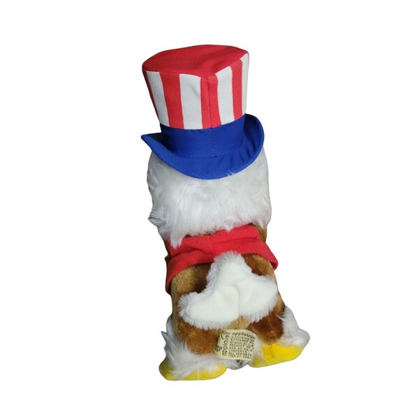 Vintage 80s Applause Sam Olympic Eagle 10 in Plush 1984 Olympics Stuffed Animal - Picture 2 of 10